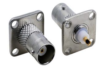 BeeSpeed BNC Dişi Şase Konnektör Kare | Panel Mount 50 Ohm RF