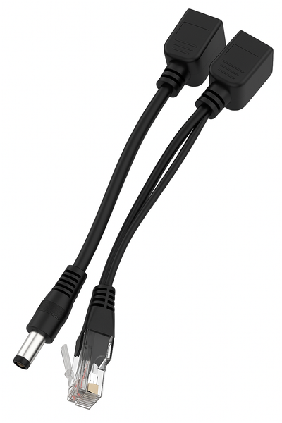 IP Kamera PoE Adaptör Seti | RJ45 Ethernet Güç ve Veri