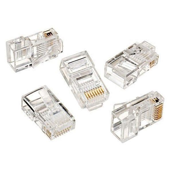 BeeSpeed Cat5e RJ45 8P8C Plug 100 Adet | Ethernet Konnektör