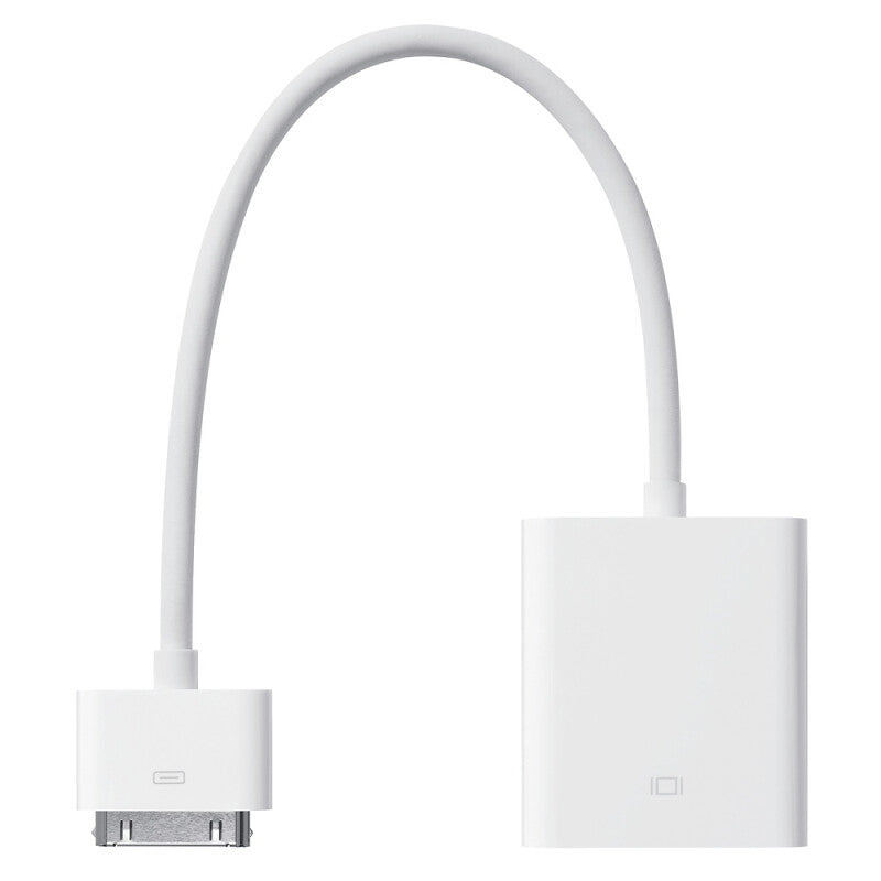 30 Pin Dock VGA Adaptör | iPad iPhone iPod 30 Pin Uyumlu VGA Çevirici 22 cm
