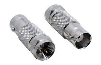 BeeSpeed BNC Dişi - F Erkek RF Adaptör Konnektör | 50 Ohm Profesyonel Geçiş