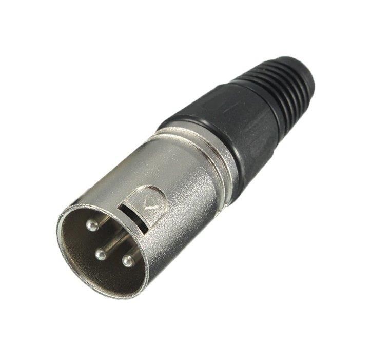BeeSpeed XLR Erkek Kablo Tipi Konnektör | 3 Pin Balanced Profesyonel Mikrofon Stüdyo Sahne