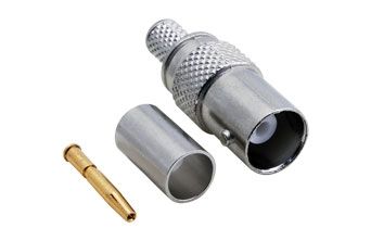 BeeSpeed BNC Dişi Sıkmalı Konnektör | RG59 CCTV RF