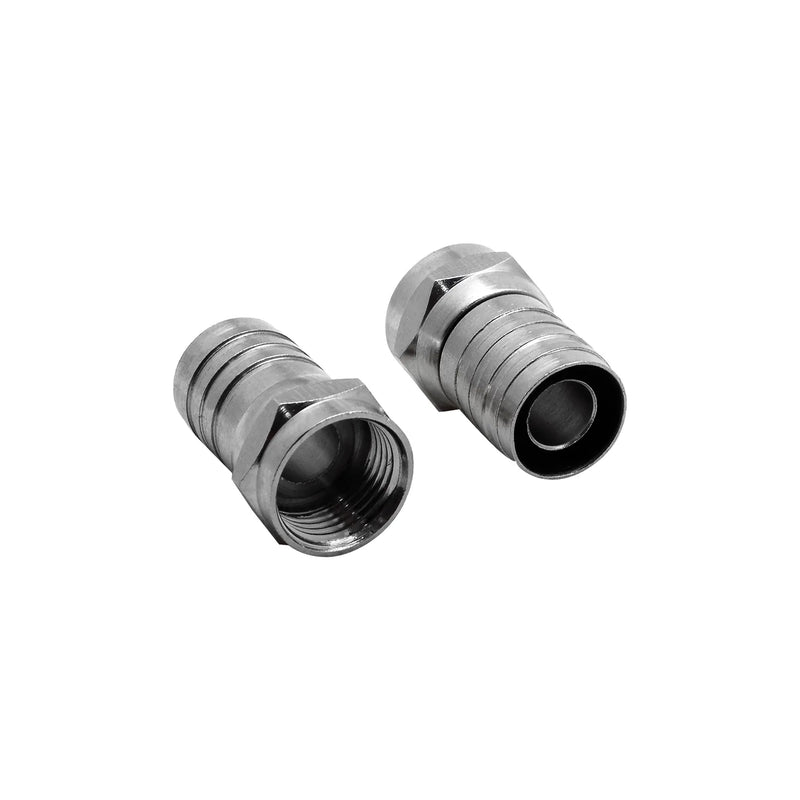 BeeSpeed F Erkek Sıkmalı Konnektör - RG6 | 75 Ohm Uydu TV F-Type