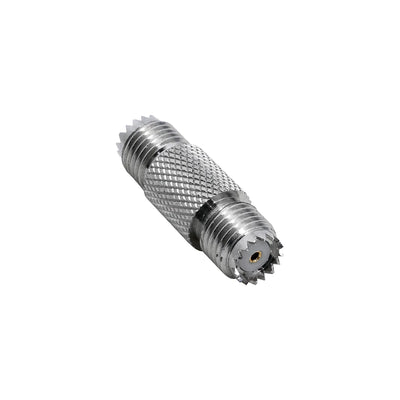BeeSpeed Mini UHF Dişi - Dişi Ara Konnektör | 50 Ohm PL-259 SO-239