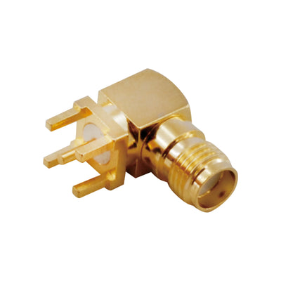BeeSpeed SMA Dişi RP PCB Tip R/A Konnektör | 50 Ohm RF Konnektör