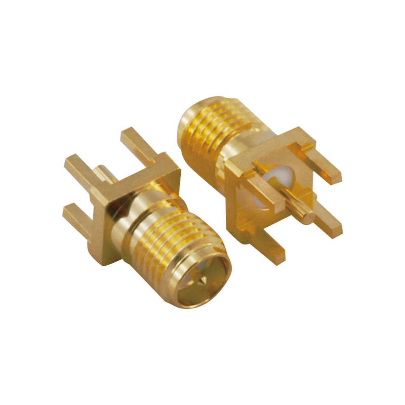 BeeSpeed SMA Dişi RP PCB Tip Straight Konnektör | 50 Ohm RF Konnektör