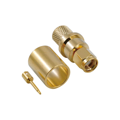 BeeSpeed SMA Erkek Sıkmalı Konnektör - LMR400 | 50 Ohm RF Konnektör