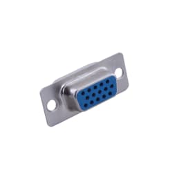 15 Pin HDS Dişi D-Sub Konnektör - 3 Sıra | Endüstriyel Seri Port Konnektör