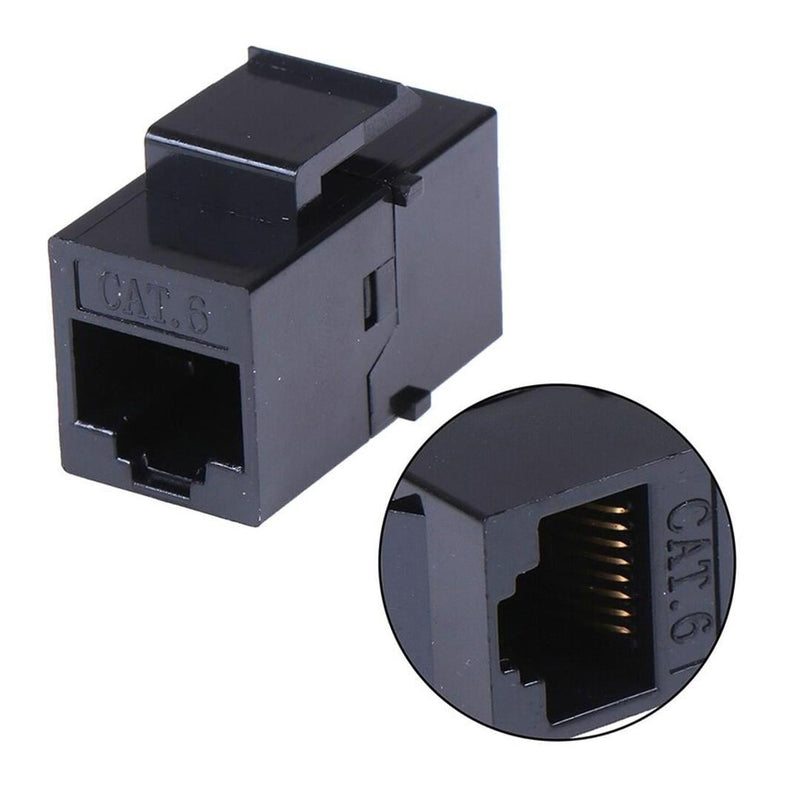 BeeSpeed Cat6 RJ45 Dişi-Dişi Coupler 8P8C 250MHz | Shielded Altın Kaplama Ethernet Adaptör