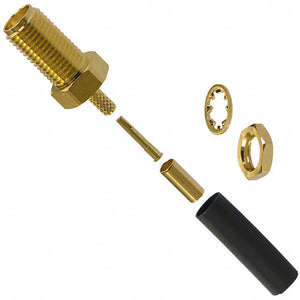 SMA Dişi Panel Konnektör 50 Ohm | Bulkhead RF Şase