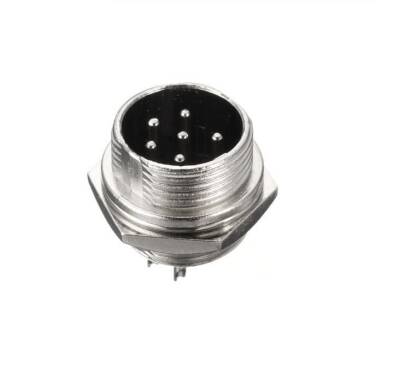 BeeSpeed Mike Konnektör 6 Pin 16mm Erkek | GX16 Aviation Hazır Kablolu Endüstriyel Sensör