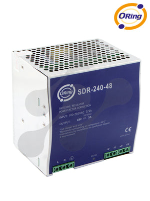 ORing SDR-24048 Endüstriyel DIN Rail Güç Kaynağı 240W 48V | Single Output AC/DC Switching Power Supply