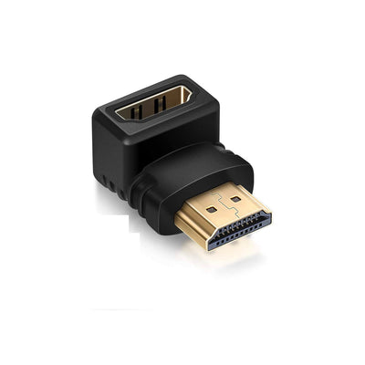 Hq Speed HDMI 90° Dik Açı Adaptör | 4K Erkek-Dişi Çevirici