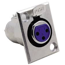 BeeSpeed XLR Dişi Şase Konnektör | 3 Pin Balanced Ses