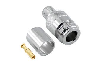 BeeSpeed N Dişi Sıkmalı Konnektör | LMR400 N-Type RF