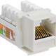 Hq Speed Cat5e Keystone Jack | 90° Punch-Down UTP RJ45 Duvar Prizi Modülü 100 MHz Gigabit