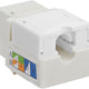 Hq Speed Cat5e Keystone Jack | 90° Punch-Down UTP RJ45 Duvar Prizi Modülü 100 MHz Gigabit