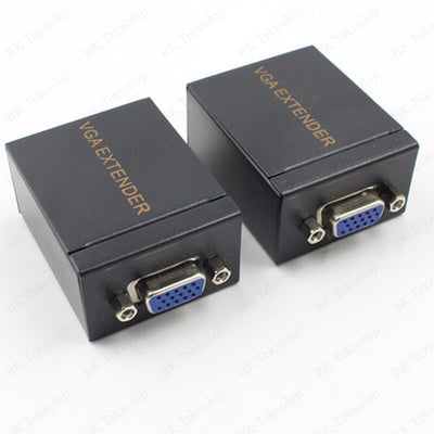 BeeSpeed VGA Extender 60 Metre | Cat5e Cat6 RJ45 VGA Uzatıcı Set