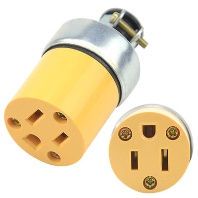 Amerikan Tipi Dişi Fiş 15A 125V | NEMA Topraklı Konnektör