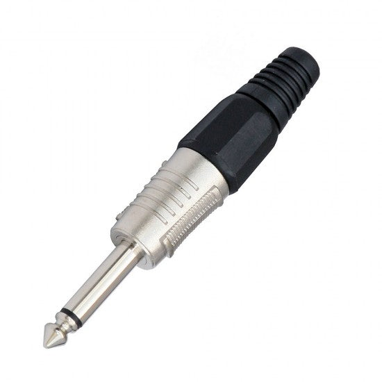 BeeSpeed 6.35mm Mono Erkek Lehim Tipi Jack Konnektör | Gitar Enstrüman Ses