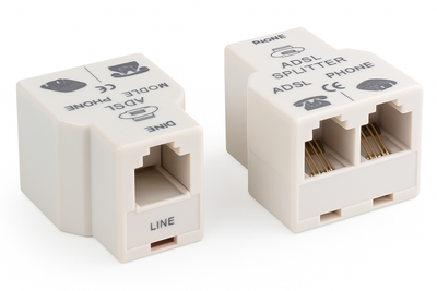 ADSL Splitter | Telefon ve İnternet Hat Ayırıcı RJ11 PSTN VDSL DSL Ayırıcı Filtre