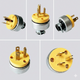 Amerikan Tipi Erkek Fiş Metal 15A 125V | NEMA 5-15P
