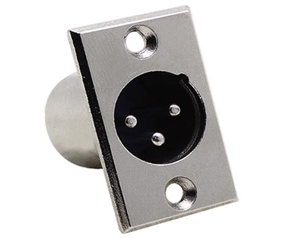 BeeSpeed XLR Erkek Şase Konnektör | 3 Pin Balanced Ses