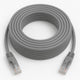 Hq Speed Cat6 Ethernet Patch Kablo | Gigabit UTP RJ45 Gri Ethernet Konnektör Network
