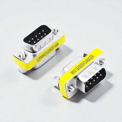 DB9 Erkek-Erkek Gender Changer | RS232 9 Pin Birleştirici