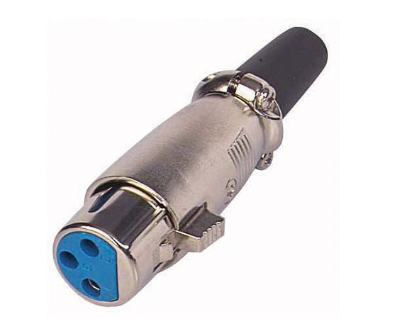 BeeSpeed XLR Dişi Kablo Tipi Konnektör | 3 Pin Balanced Profesyonel Mikrofon Stüdyo Sahne