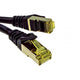 BeeSpeed Cat7 Ethernet Patch Kablo | 10 Gbps SFTP RJ45 Siyah