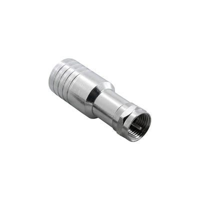 BeeSpeed F Erkek Crimp-on Konnektör - RG11 | 75 Ohm Uydu TV F-Type