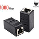 BeeSpeed RJ45 Dişi-Dişi Cat5e Cat6 Ethernet Kablo Birleştirici | 8P8C Ek Uzatıcı Coupler Ara Konnektör