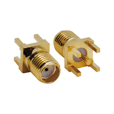 BeeSpeed SMA Dişi PCB Tip Straight Konnektör | 50 Ohm RF Konnektör