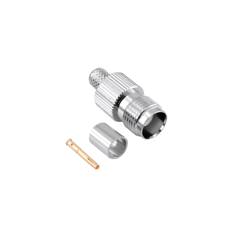 BeeSpeed TNC Dişi Sıkmalı Konnektör - LMR240 | 50 Ohm Profesyonel RF