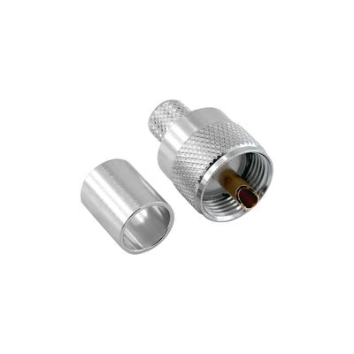 BeeSpeed UHF Erkek Screw-on Konnektör - LMR600 | 50 Ohm PL-259 SO-239