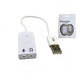BeeSpeed USB Ses Kartı 7.1 Virtual Sound 3D | Çevirici Dönüştürücü Adaptör — Kulaklık + Mikrofon Girişli