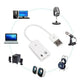 BeeSpeed USB Ses Kartı 7.1 Virtual Sound 3D | Çevirici Dönüştürücü Adaptör — Kulaklık + Mikrofon Girişli
