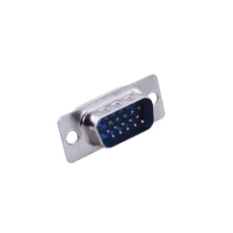 15 Pin HDS Erkek D-Sub Konnektör - 3 Sıra | Endüstriyel Seri Port Konnektör