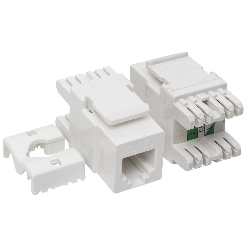Hq Speed Cat3 Keystone Jack | 180° UTP RJ45 Duvar Prizi Modülü Telefon Voice Ses Hattı