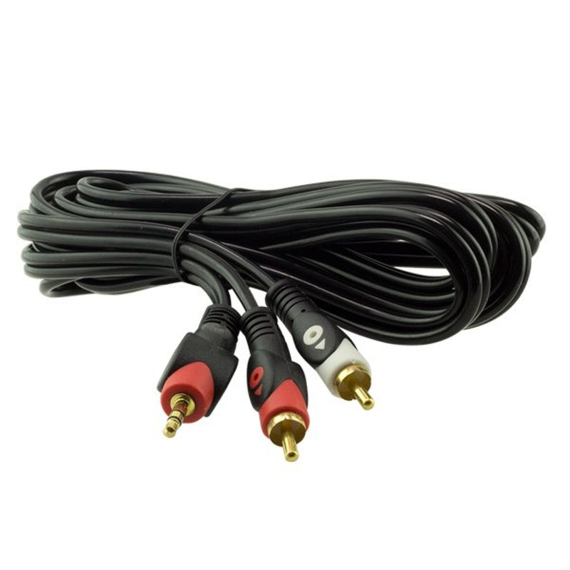 Hq Speed RCA Stereo Ses Kablosu 5 Metre | Çift Altın Kaplama