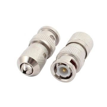 BeeSpeed BNC Konnektör Nikel Vidalı | CCTV RF Video Bağlantı