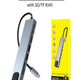 Hq Speed Type-C 8'i 1 Arada USB-C Hub Adaptör | 4K HDMI, USB 3.0, Type-C PD, Gigabit Ethernet, SD/microSD Kart Okuyucu