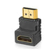 Hq Speed HDMI 90° Dik Açı Adaptör | 4K Erkek-Dişi Çevirici