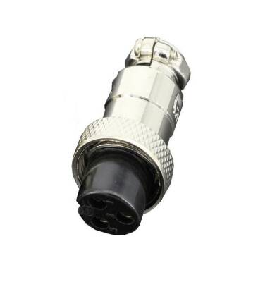 BeeSpeed Mike Konnektör 3 Pin 12mm Dişi | GX12 Aviation Endüstriyel Sensör Otomasyon