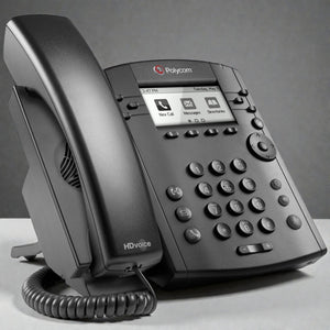 Polycom VVX 301 IP Telefon | 6 Hat HD Ses PoE Profesyonel VoIP Masaüstü Telefon