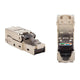 BeeSpeed Cat6A/Cat7 Metal Toolless RJ45 Konnektör | Alet Gerektirmeyen Pensesiz Zırhlı FTP Plug