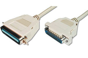 BeeSpeed Printer Kablo D-Sub 25 to Centronics 36 5 Metre | Paralel Port LPT IEEE 1284 Yazıcı Kablosu
