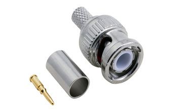 BeeSpeed BNC Erkek Sıkmalı Konnektör | RG6 CCTV RF